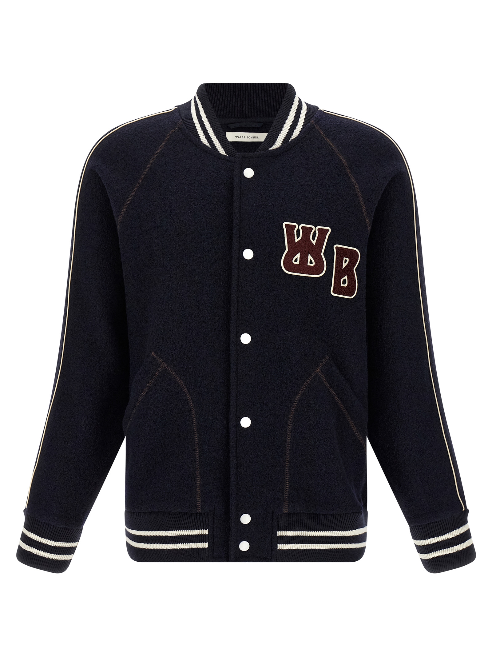 'The October Varsity' bomber jacket MA25JE18JE04503 (Wales Bonner / カジュアルジャケット ) | Wales Bonner (ウェールズ ボナー)