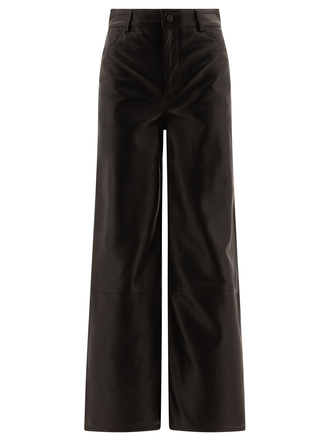 "Figari" leather trousers FIGARIBLACK (LOULOU STUDIO / パンツ ) | LOULOU STUDIO (ルルスタジオ)