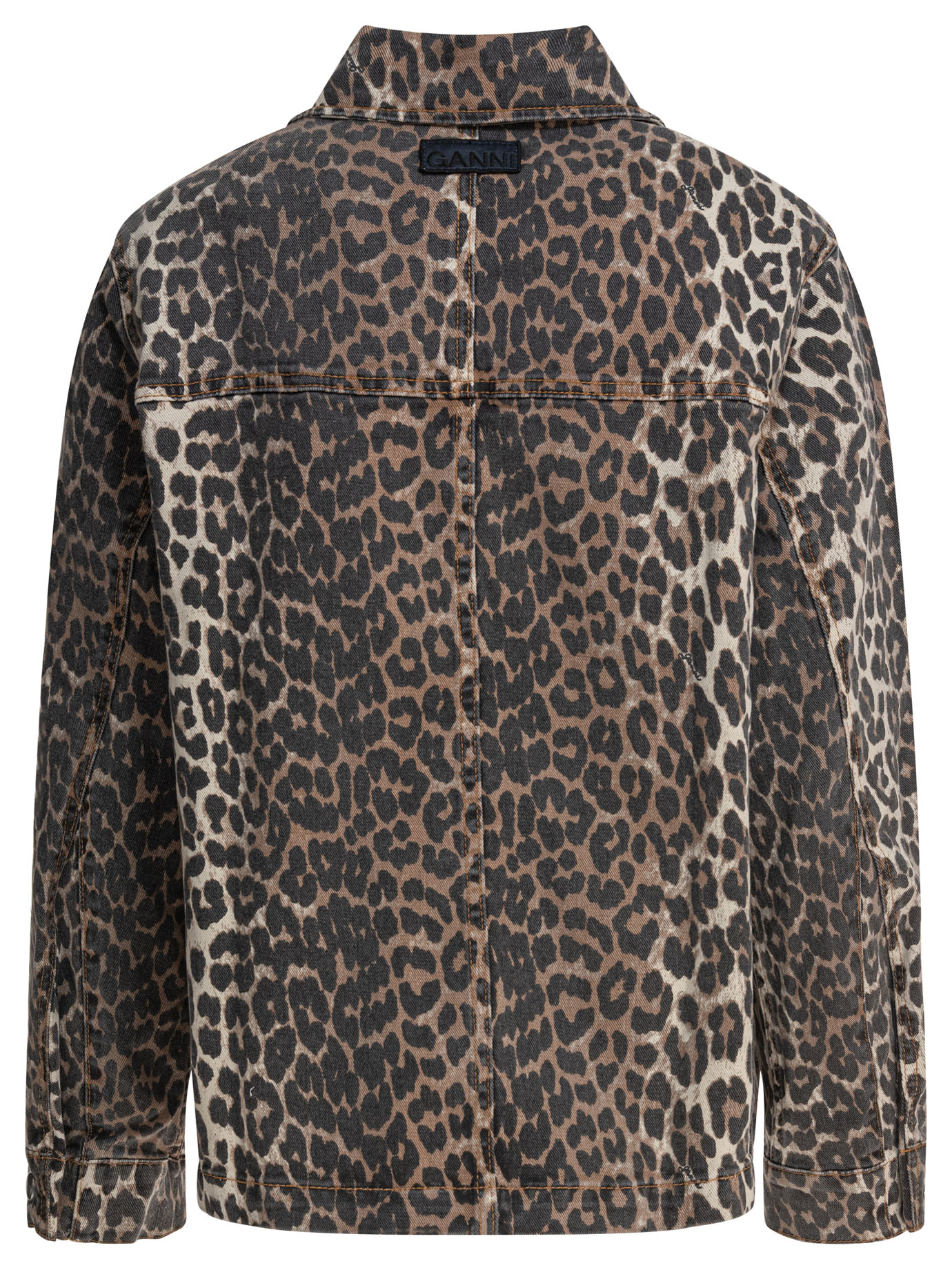 Leopard denim jacket J1581943 (GANNI / カジュアルジャケット ) | GANNI (ガニー)(1)