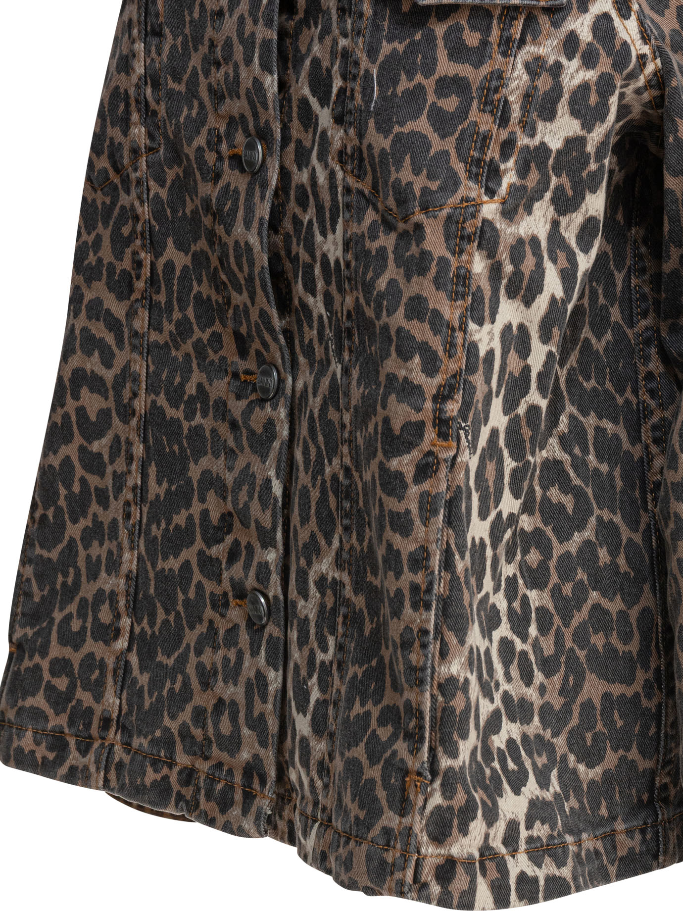 Leopard denim jacket J1581943 (GANNI / カジュアルジャケット ) | GANNI (ガニー)(3)