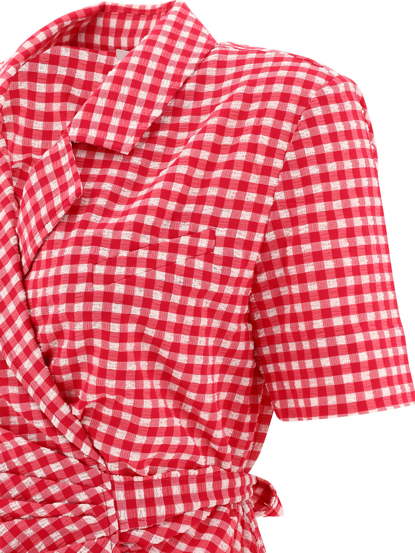 Dress with vichy motif F7663487 (GANNI / ワンピース・ドレス・オールインワン ) | GANNI (ガニー)(3)