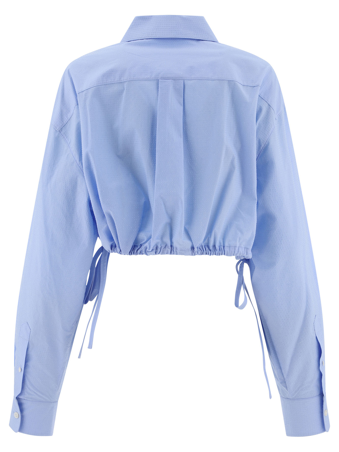 Cropped drawstring shirt with crystal hotfix 1WC3241933423 (alexanderwang / シャツ・ブラウス ) | alexanderwang (アレキサンダーワン)(1)