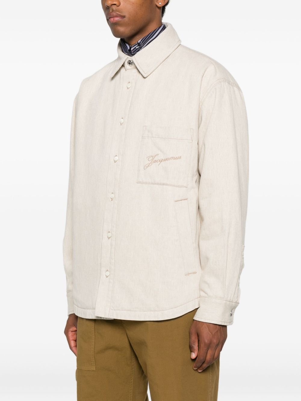 JACQUEMUS Shirts Beige OUM00115AD00044130 (JACQUEMUS / シャツ・ブラウス ) | JACQUEMUS (ジャックムス)(2)
