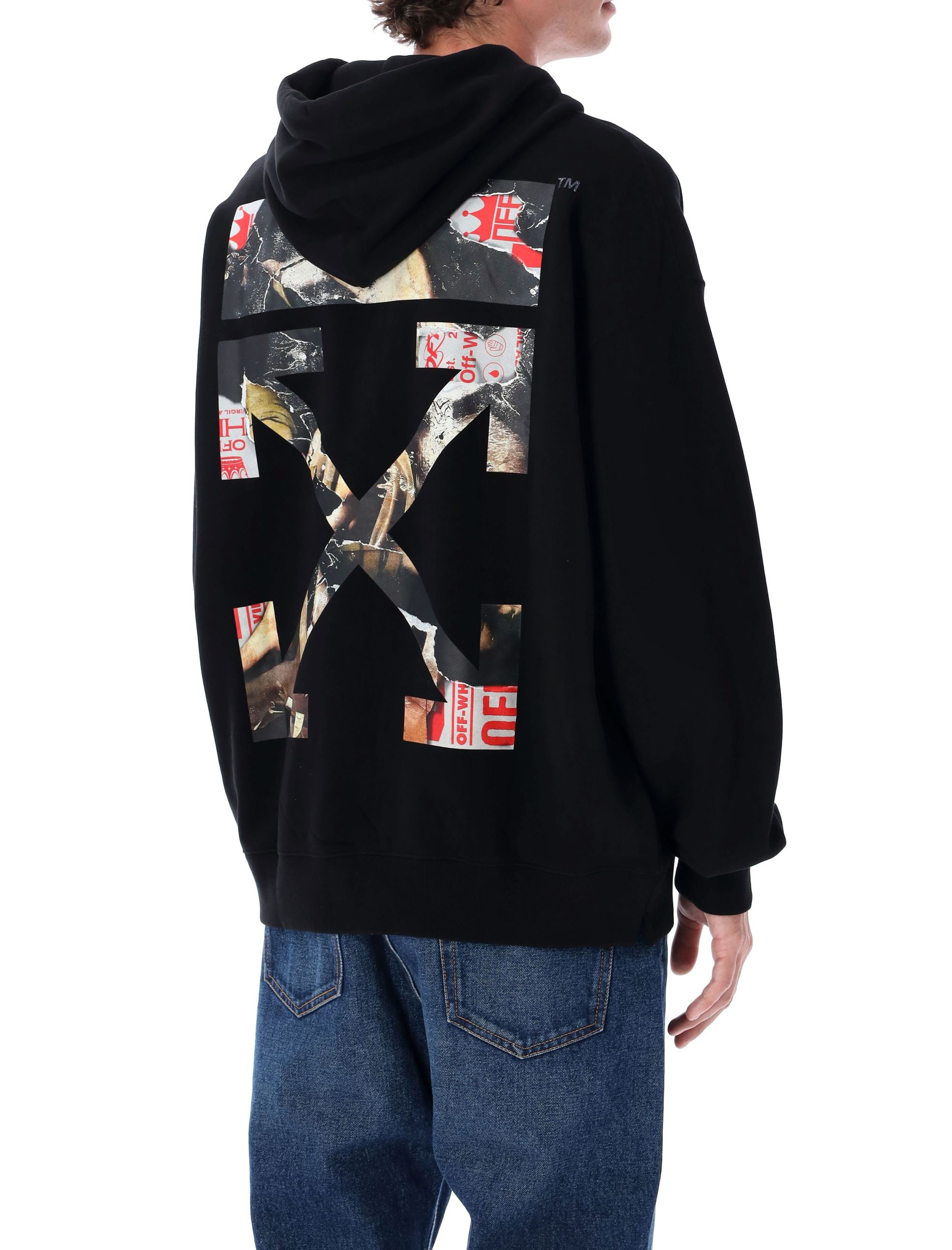 Off-White Clothing.... Black OMBB085F25FLE0101001 (Off-White / スウェット・フーディー ) | Off-White (オフホワイト)(1)