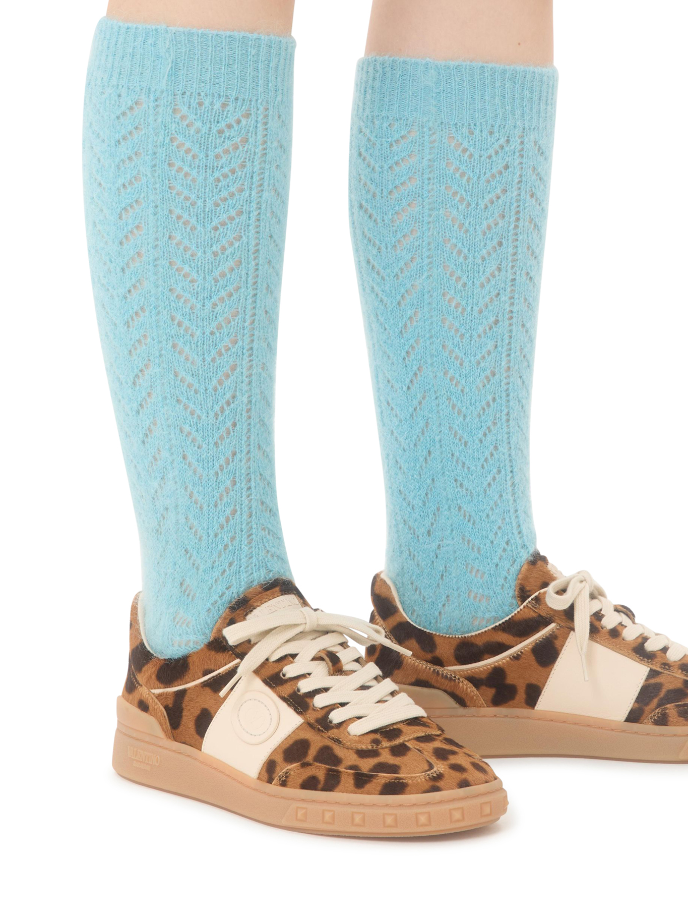 UPVILLAGE SNEAKER IN PONYSKIN-EFFECT CALFSKIN 7W0S0IL9ZQECHP (Valentino Garavani / スニーカー ) | Valentino Garavani (ヴァレンティノ)(1)