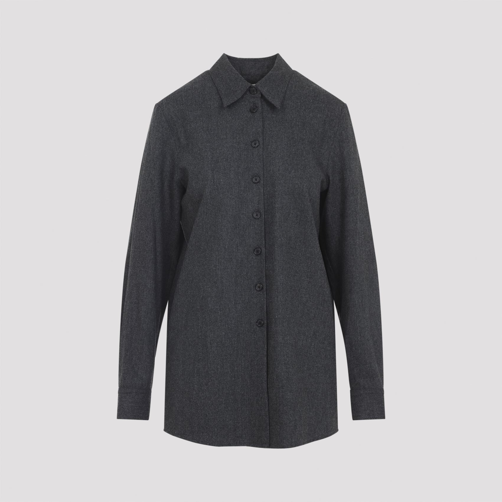Grey wool blend Auryn shirt 2412604W604217 (KHAITE / シャツ・ブラウス ) | KHAITE (ケイト)(5)