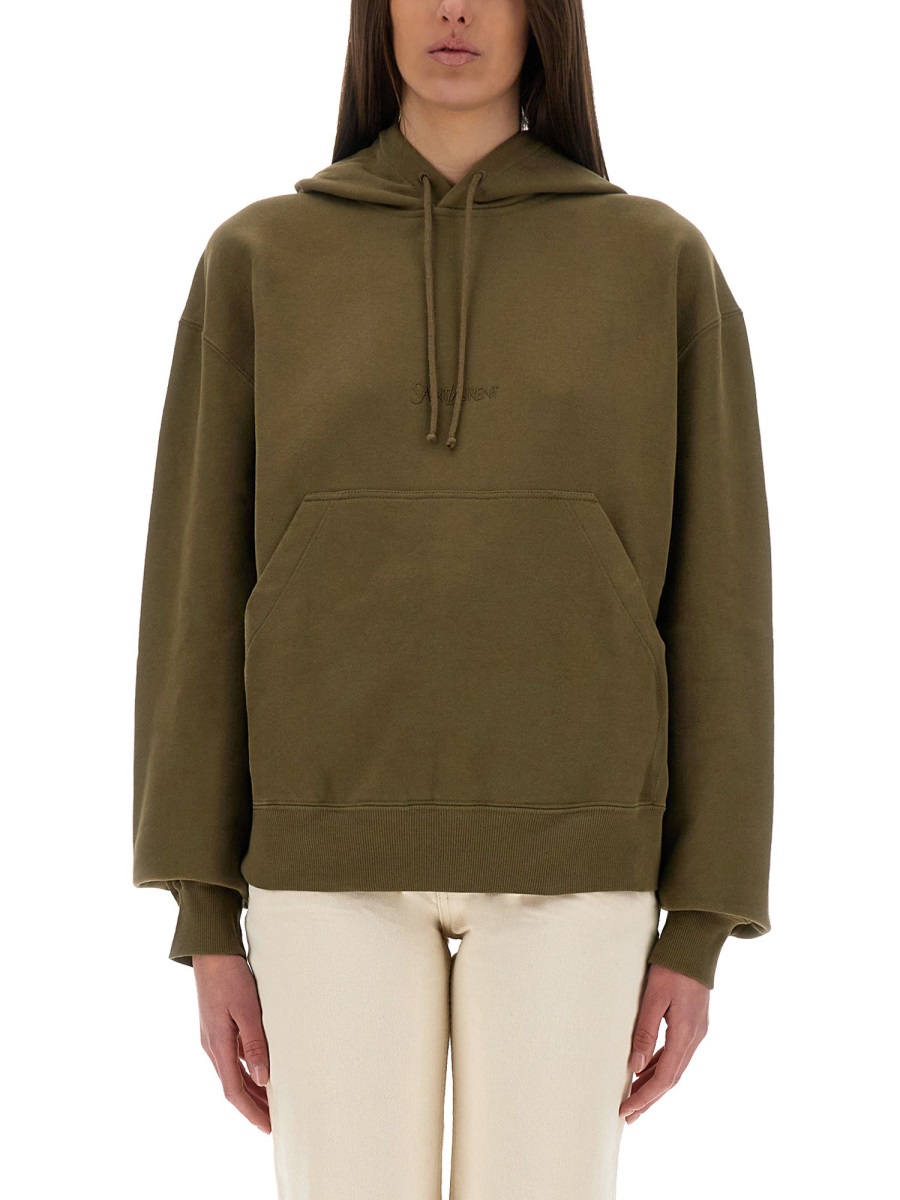 SWEATSHIRT WITH LOGO 823602Y36SW1301 (Saint Laurent / スウェット・フーディー ) | Saint Laurent (サンローラン)