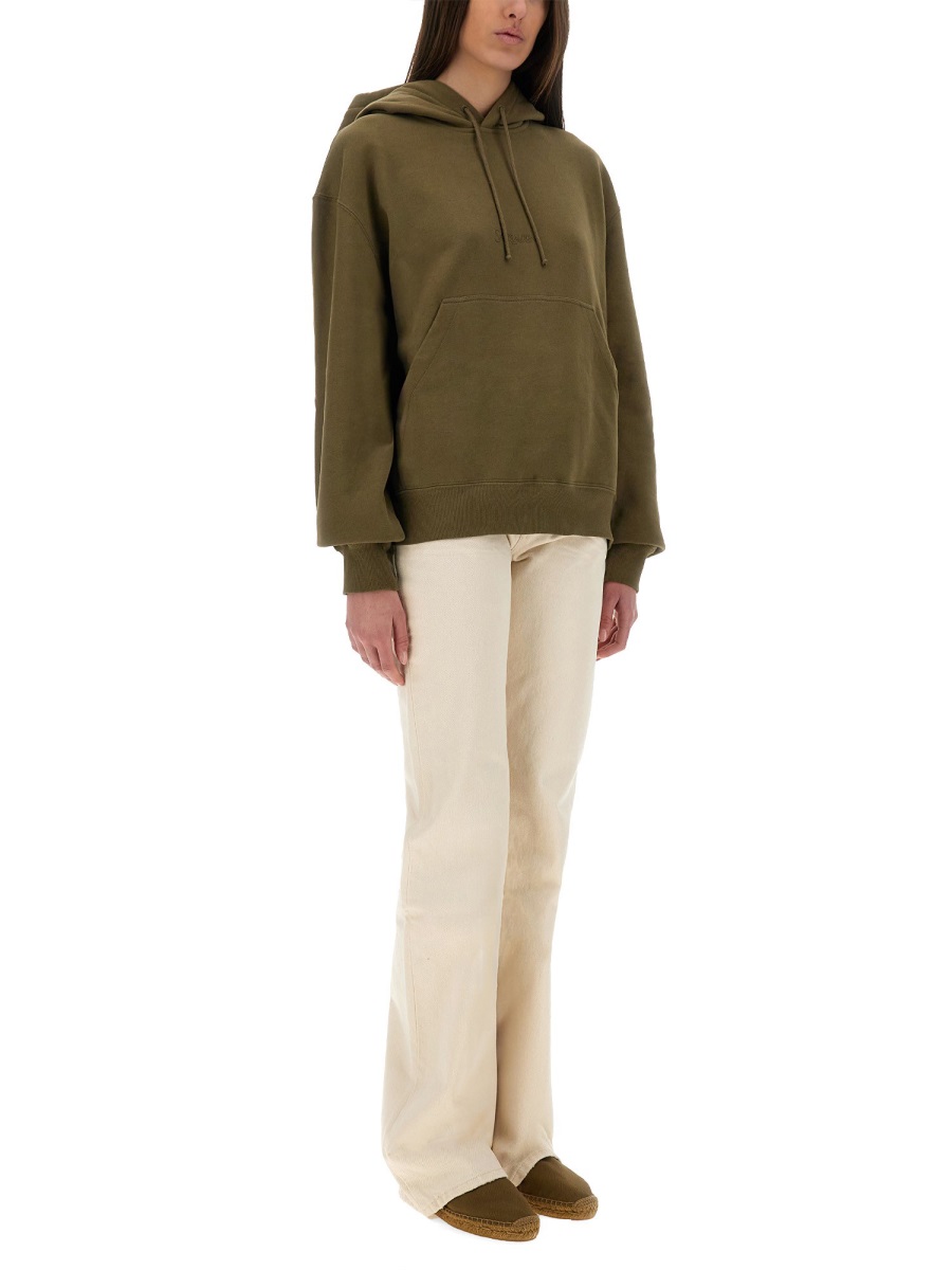 SWEATSHIRT WITH LOGO 823602Y36SW1301 (Saint Laurent / スウェット・フーディー ) | Saint Laurent (サンローラン)(3)