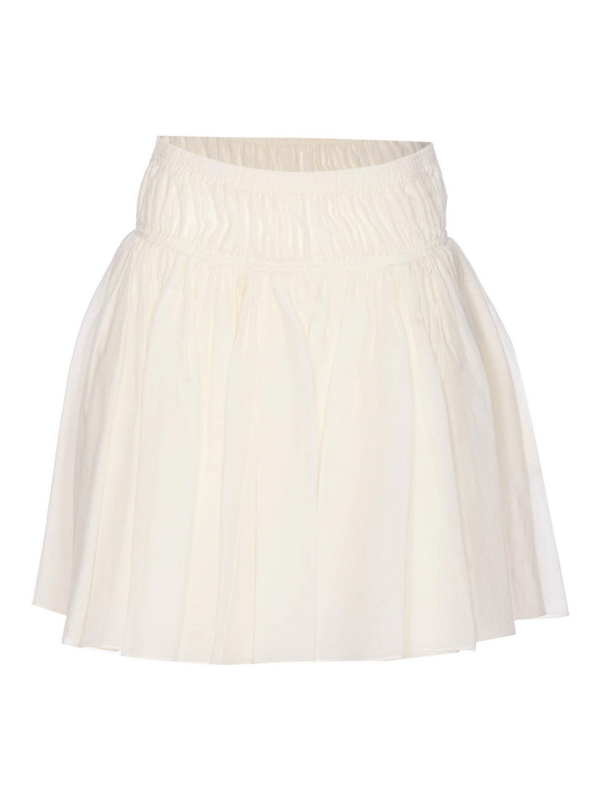 Linen And Cotton Skirt AA9J2341W069B000 (ALAIA / スカート ) | ALAIA (アライア)
