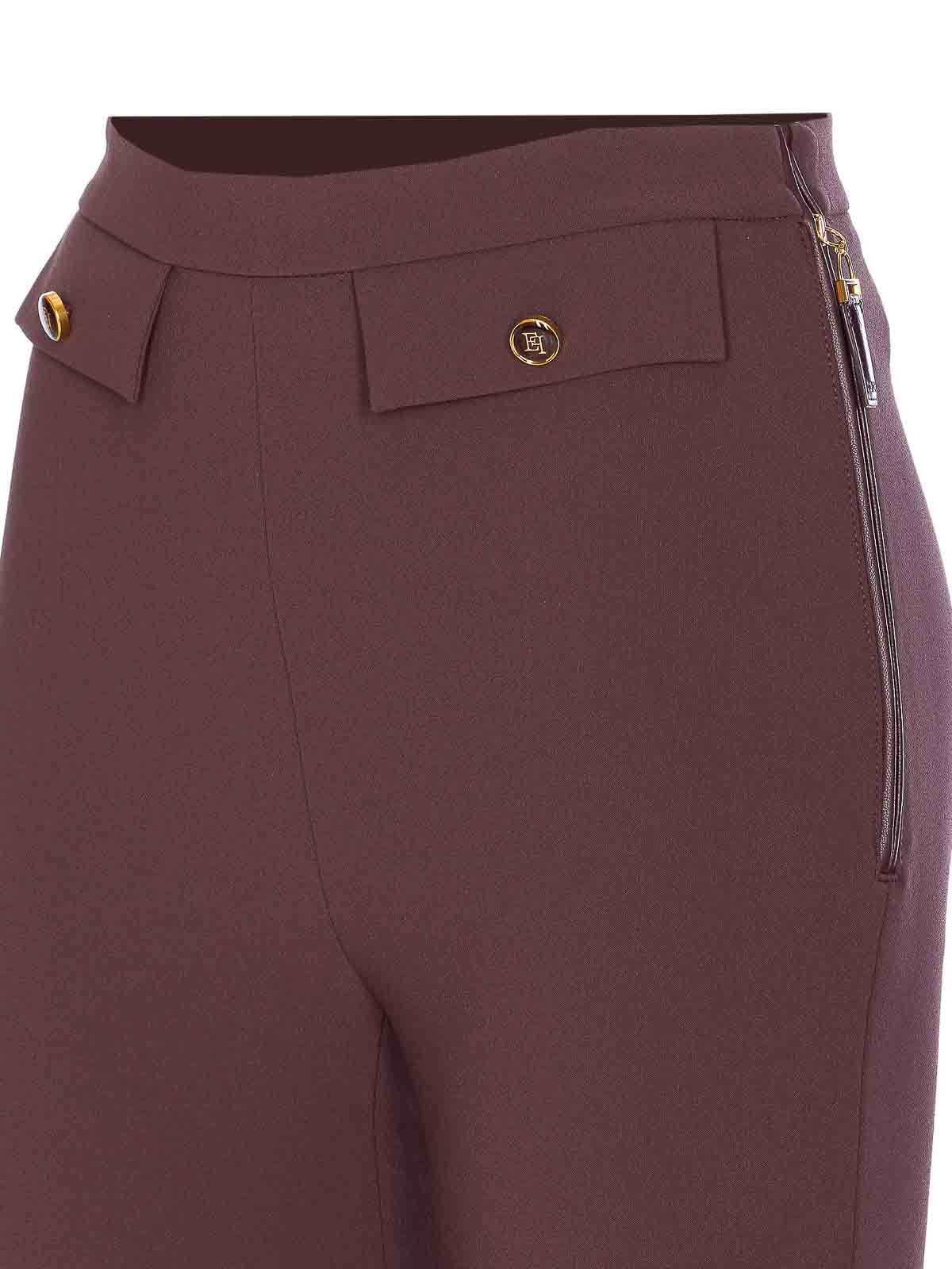 Merlot Pants PA12056E2EA4 (Elisabetta Franchi / パンツ ) | Elisabetta Franchi (エリザベッタ フランキ)(2)