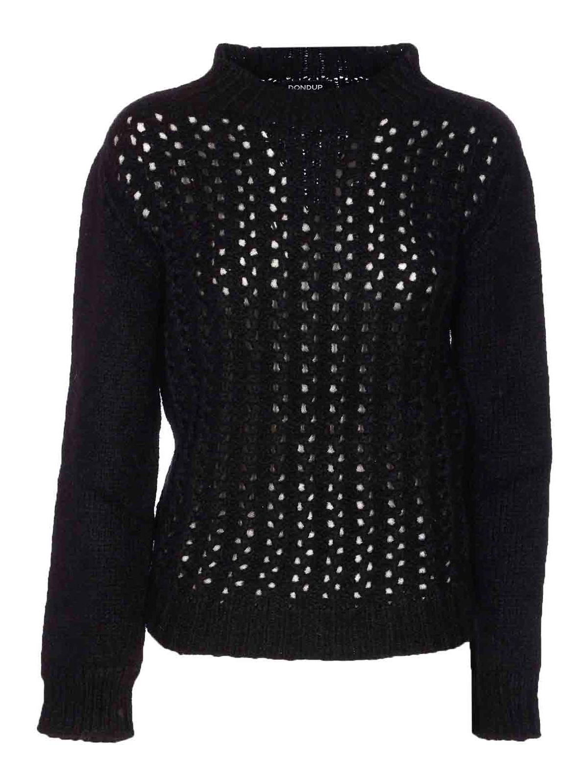 Black Dolcevita Sweater DT403M00990D002999 (DONDUP / ニット・セーター・カーディガン ) | DONDUP (ドンダップ)