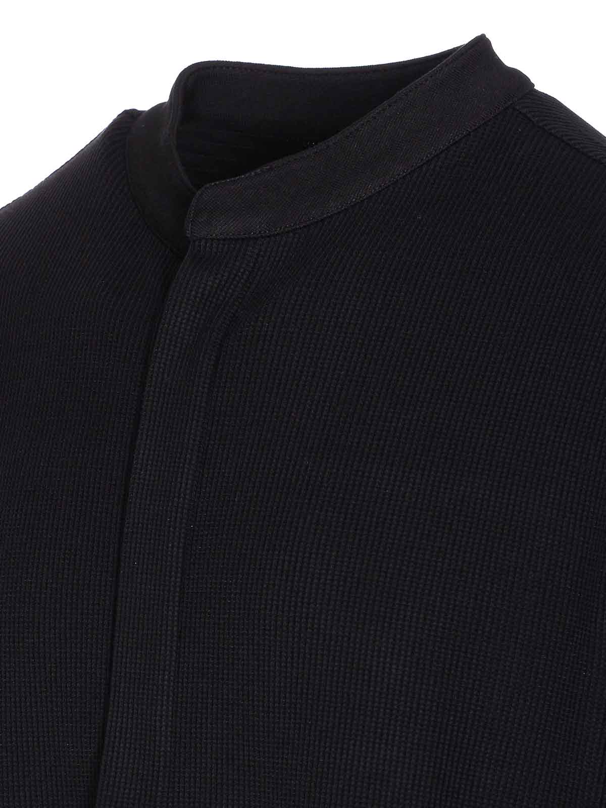 Black Long Sleeves Top MTS894BLACK (thom/krom / シャツ・ブラウス ) | thom/krom (トムクロム)(2)