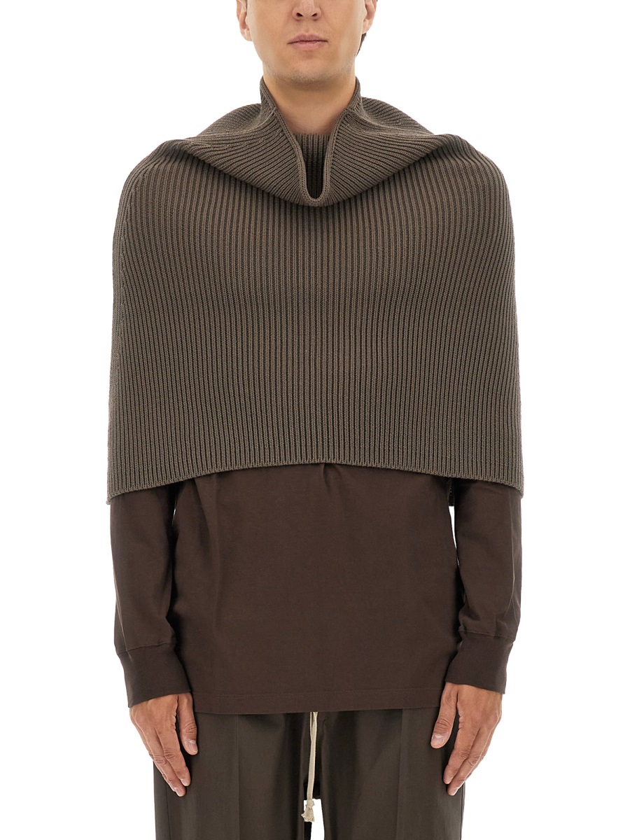 KNITTED CAPE RR02E1491KWVH78 (Rick Owens / ニット・セーター・カーディガン ) | Rick Owens (リック オウエンス)