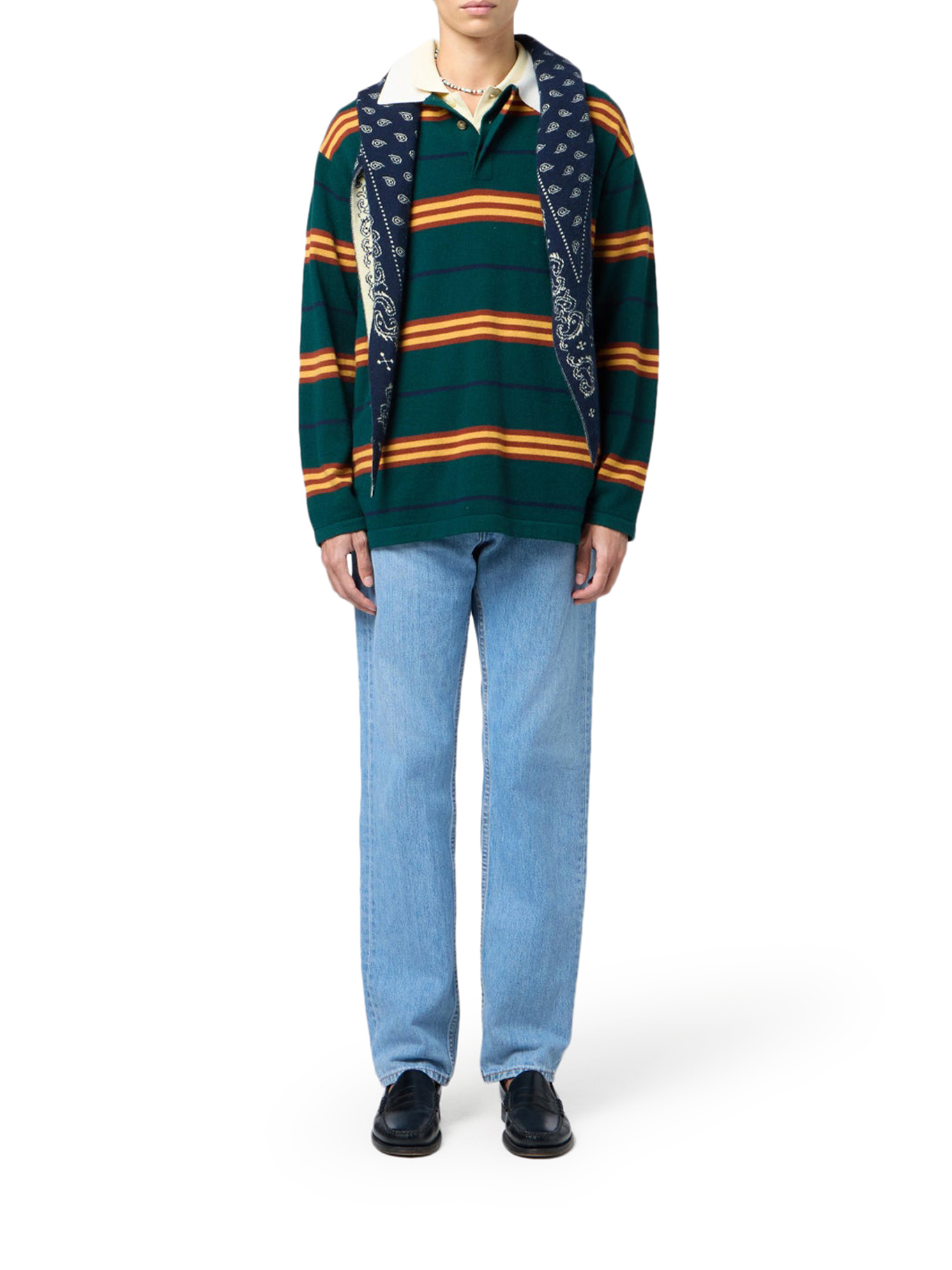 STRIPED POLO U32010JMHOLCO (GUEST IN RESIDENCE / ポロシャツ ) | GUEST IN RESIDENCE (ゲスト イン レジデンス)(4)