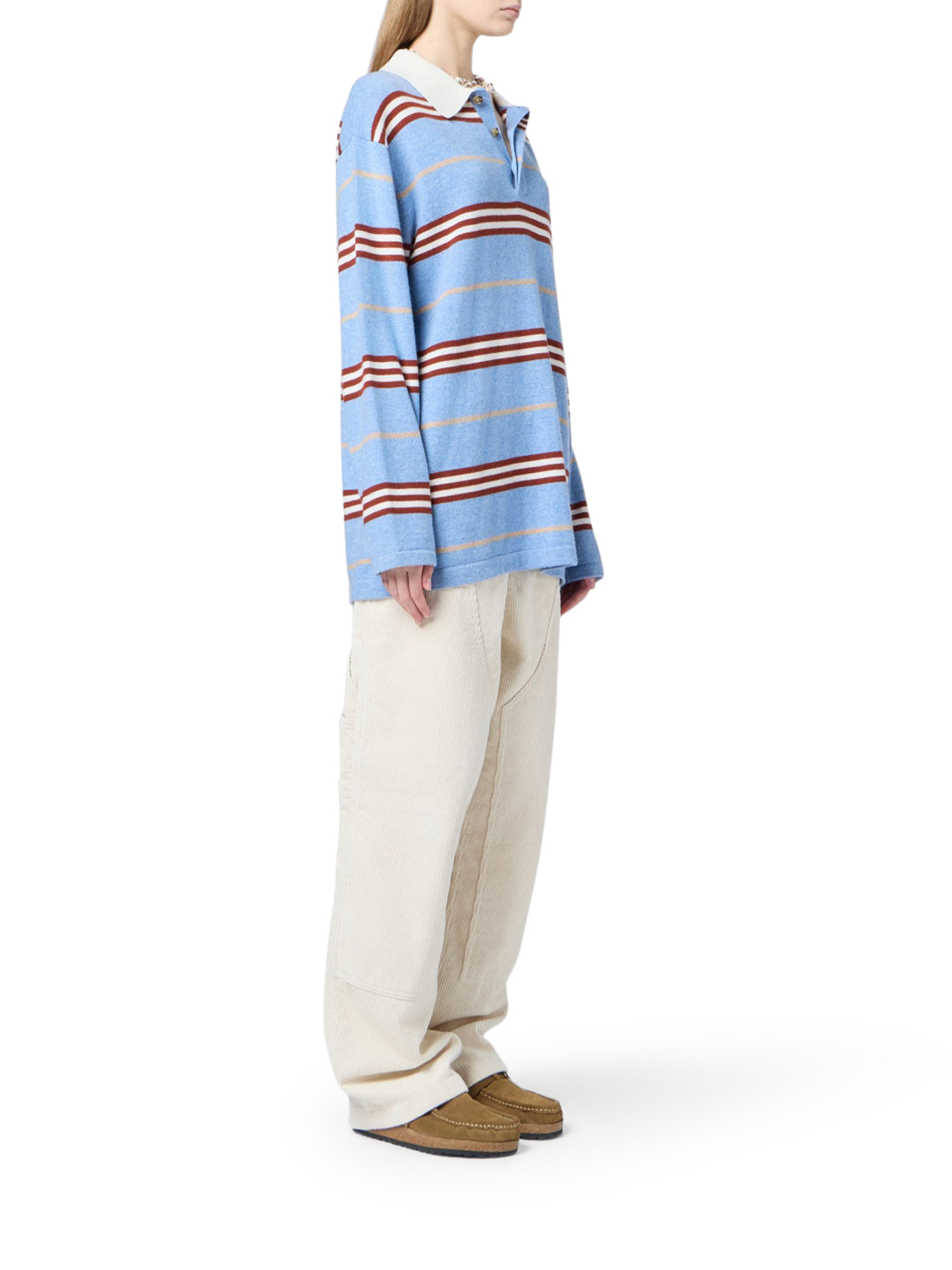 STRIPED POLO U32010JMHRBCO (GUEST IN RESIDENCE / ポロシャツ ) | GUEST IN RESIDENCE (ゲスト イン レジデンス)(3)