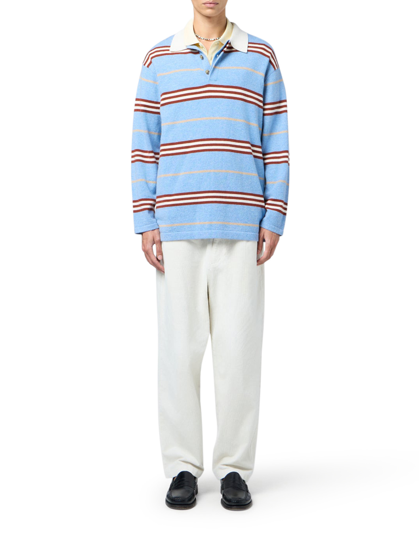 STRIPED POLO U32010JMHRBCO (GUEST IN RESIDENCE / ポロシャツ ) | GUEST IN RESIDENCE (ゲスト イン レジデンス)(4)