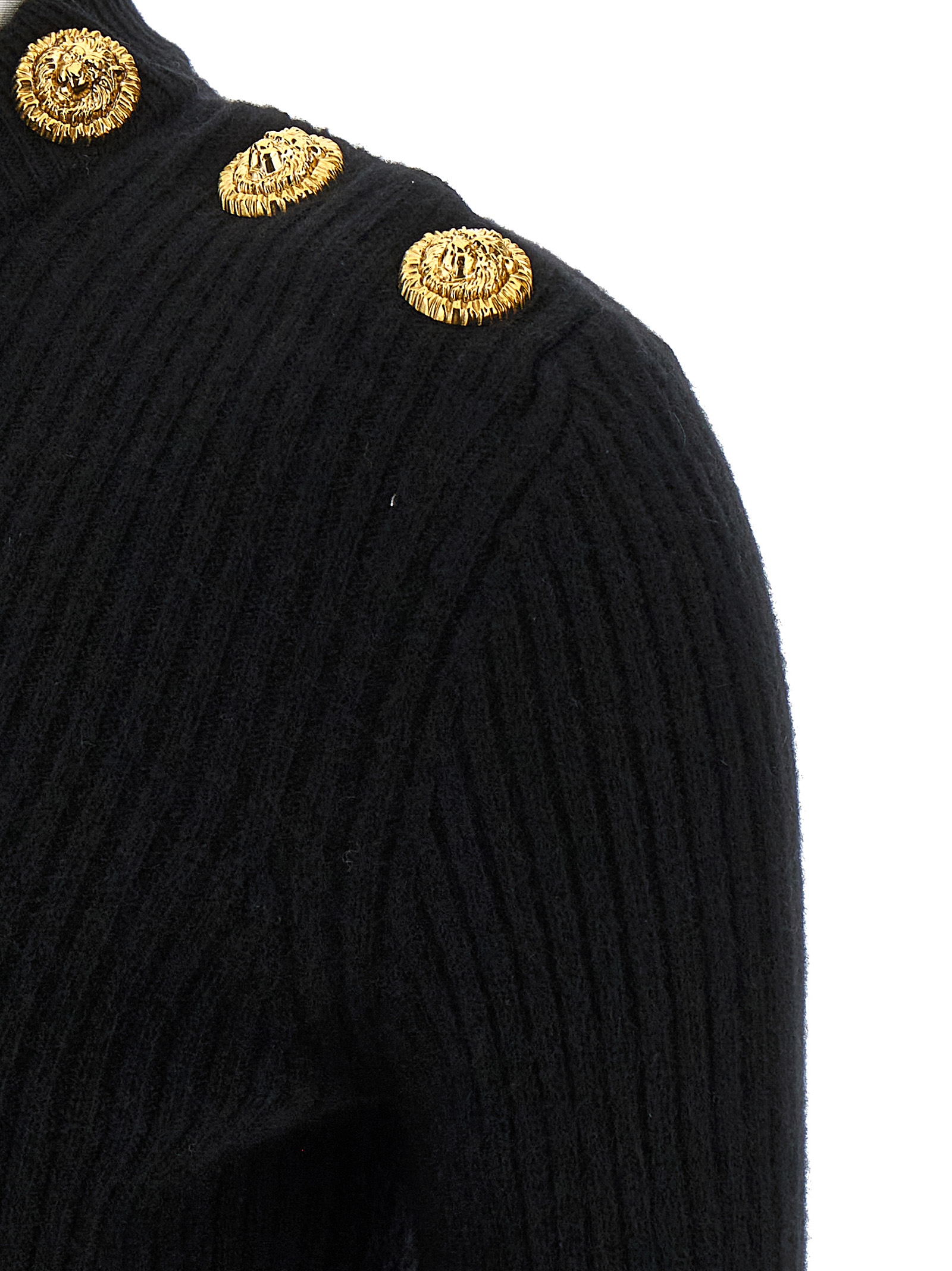Ribbed sweater FF0KD095KJ170PA (Balmain / ニット・セーター・カーディガン ) | Balmain (バルマン)(3)