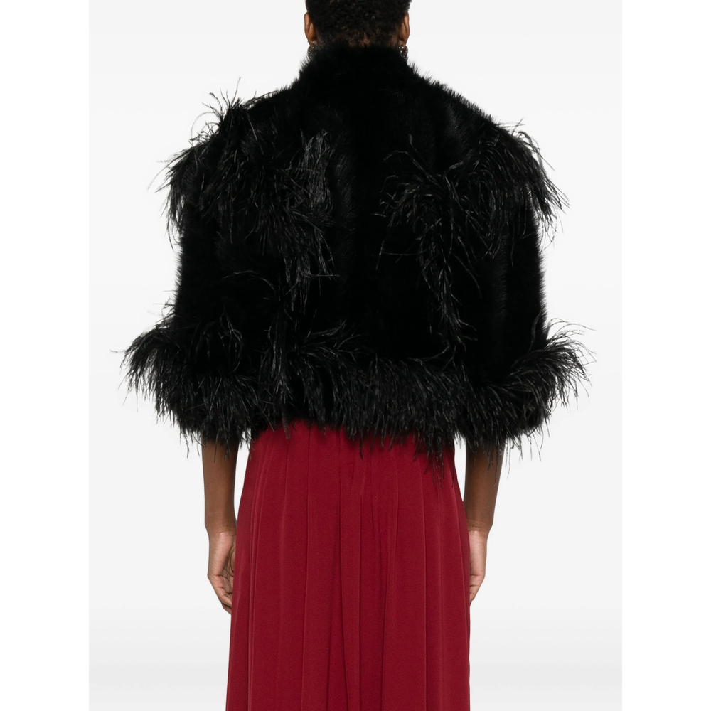 Outerwear Elie Saab J0147BLACK (ELIE SAAB / レザー&ファージャケット・コート ) | ELIE SAAB (エリー サーブ)(3)