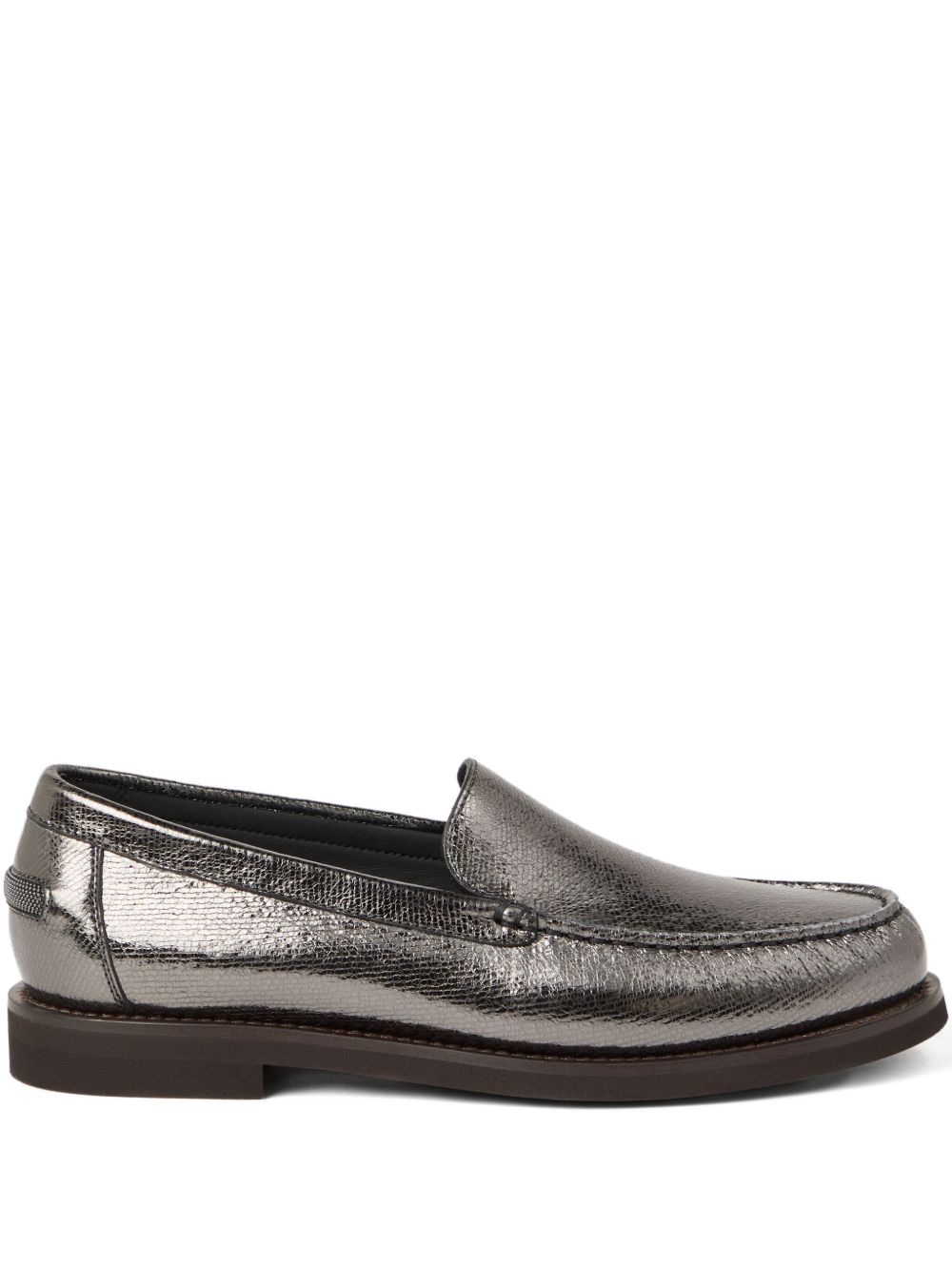 Brunello Cucinelli Flat shoes Grey MZDEG2869PC4217 (Brunello Cucinelli / フラットシューズ ) | Brunello Cucinelli (ブルネロ・クチネリ)