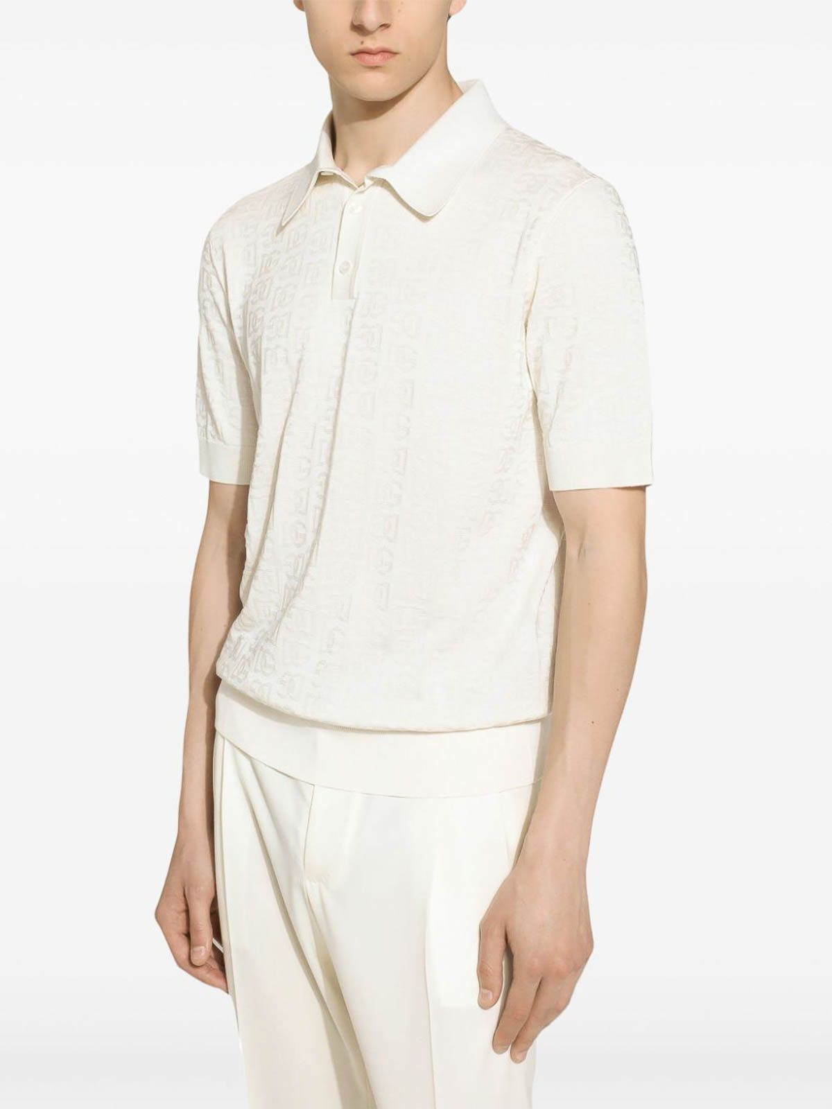Polo Shirt With Dg Logo GXZ15TJBSKEW0001 (Dolce & Gabbana / ポロシャツ ) | Dolce & Gabbana (ドルチェガッバーナ)(3)