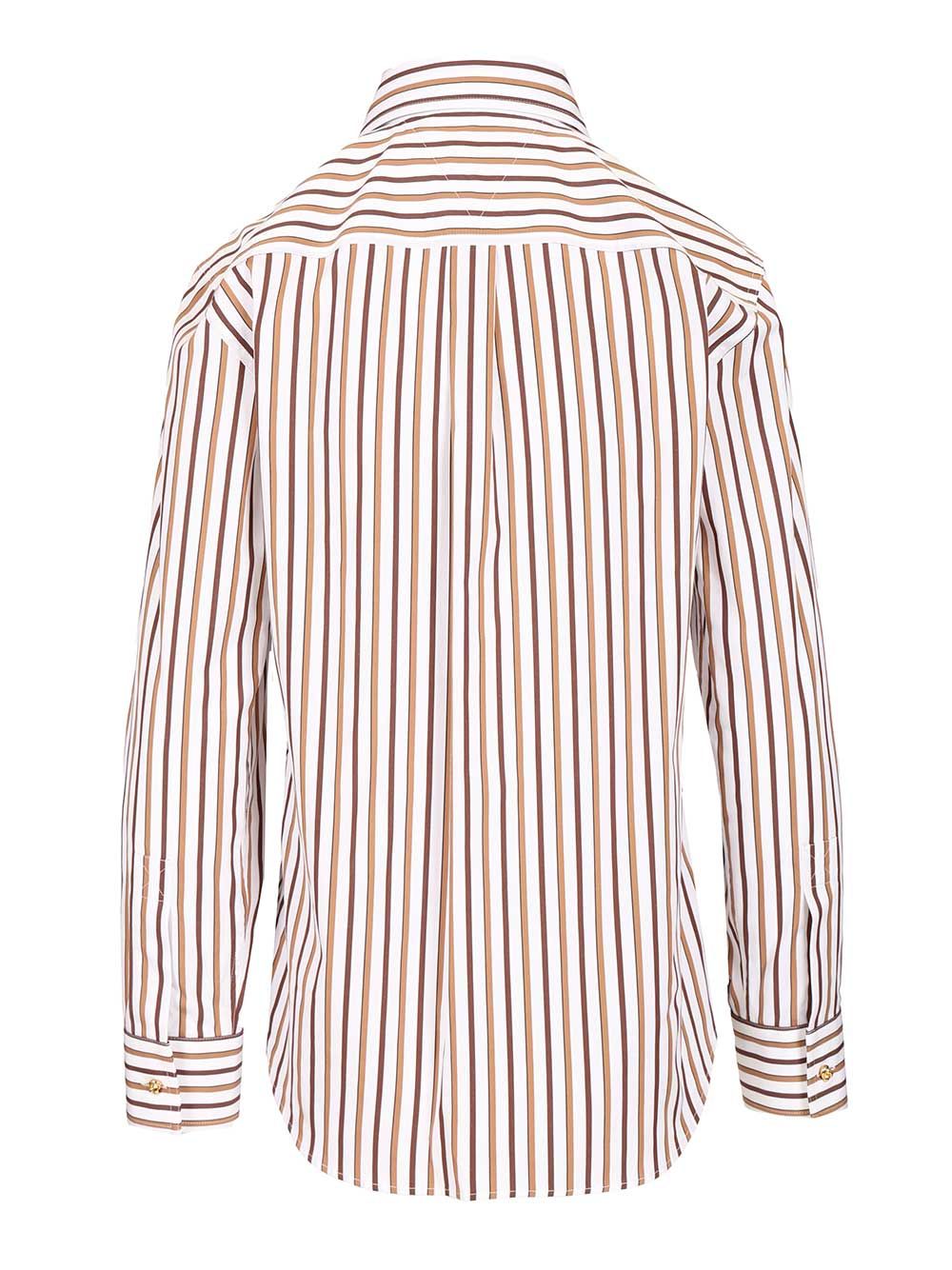 CLASSIC COTTON POPELINE SHIRT WITH JEWELS BUTTON 838420V5PL09070 (Bottega Veneta / シャツ・ブラウス ) | Bottega Veneta (ボッテガ・ヴェネタ)(1)