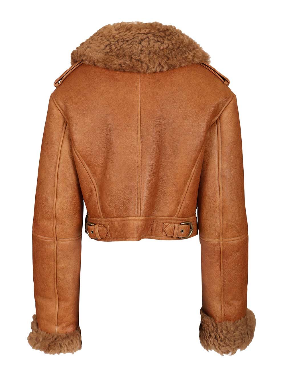 Cropped boxy jacket CH25ACV3620226O (Chloé / レザー&ファージャケット・コート ) | Chloé (クロエ)(1)