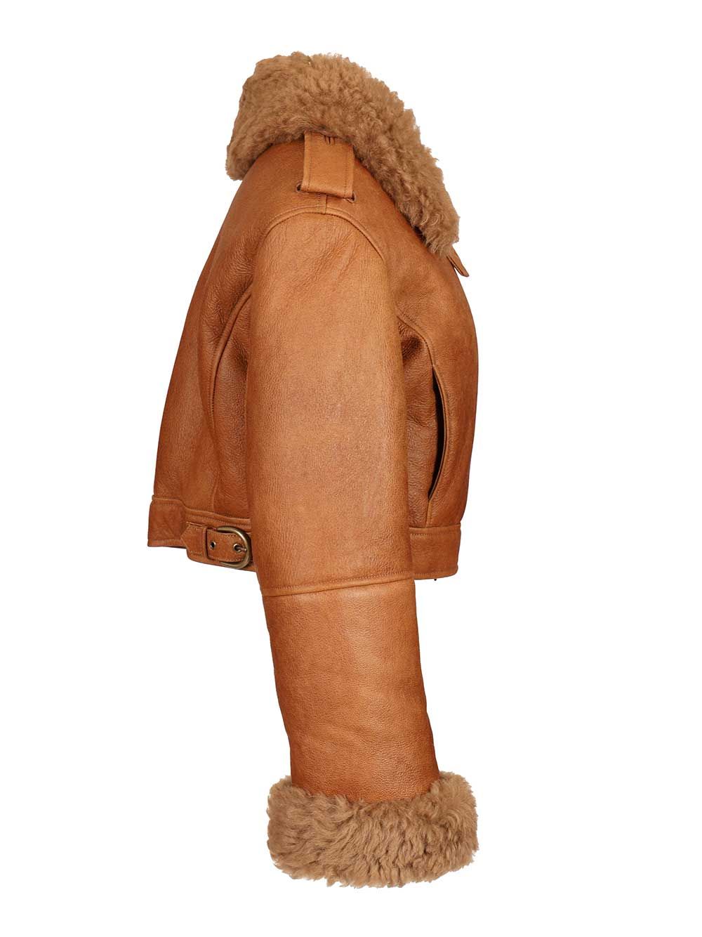 Cropped boxy jacket CH25ACV3620226O (Chloé / レザー&ファージャケット・コート ) | Chloé (クロエ)(2)