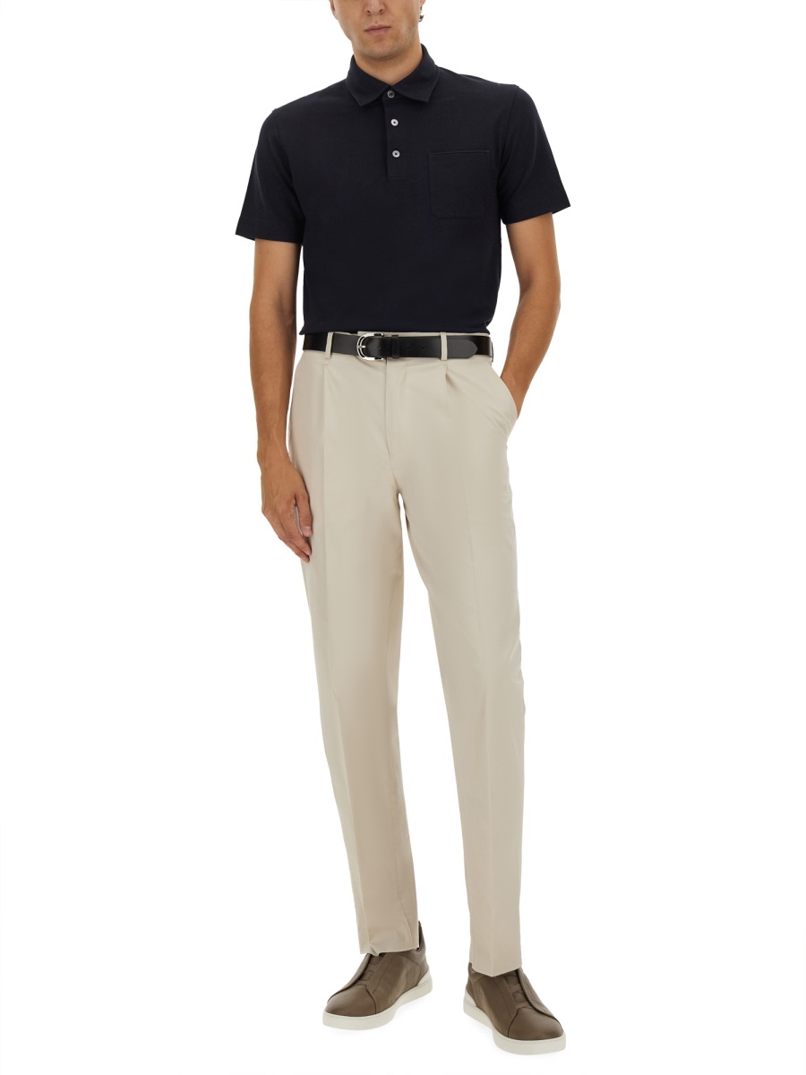 COTTON POLO SHIRT WITH POCKET UG392A2G752B09 (ZEGNA / ポロシャツ ) | ZEGNA (ゼニア)(1)