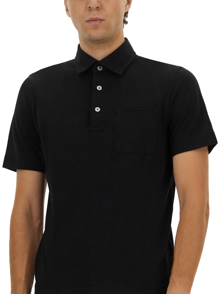 COTTON POLO SHIRT WITH POCKET UG392A2G752K09 (ZEGNA / ポロシャツ ) | ZEGNA (ゼニア)(3)