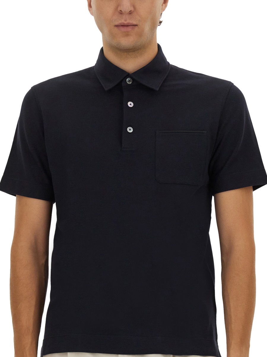 COTTON POLO SHIRT WITH POCKET UG392A2G752B09 (ZEGNA / ポロシャツ ) | ZEGNA (ゼニア)(3)