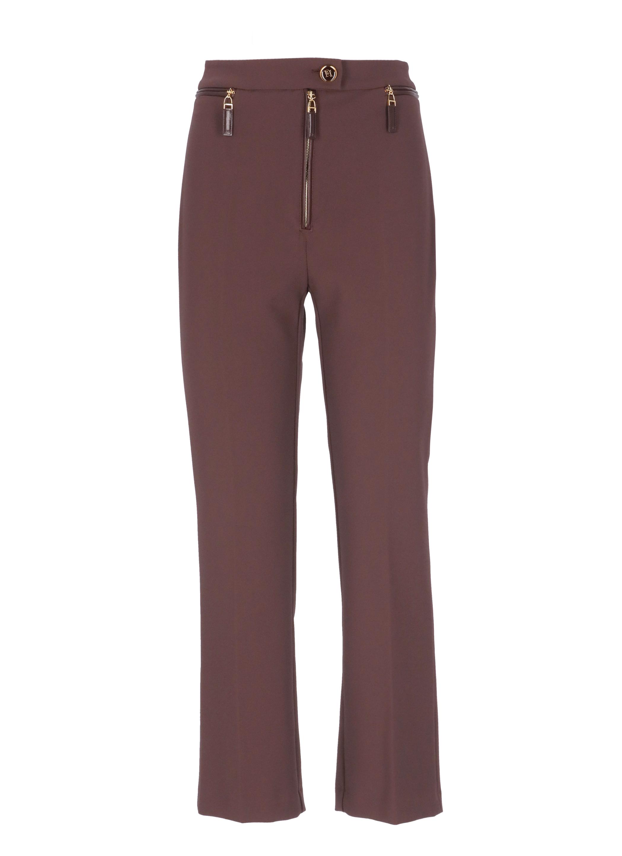 Elisabetta Franchi Trousers Bordeaux PA10856E2EA4 (Elisabetta Franchi / パンツ ) | Elisabetta Franchi (エリザベッタ フランキ)