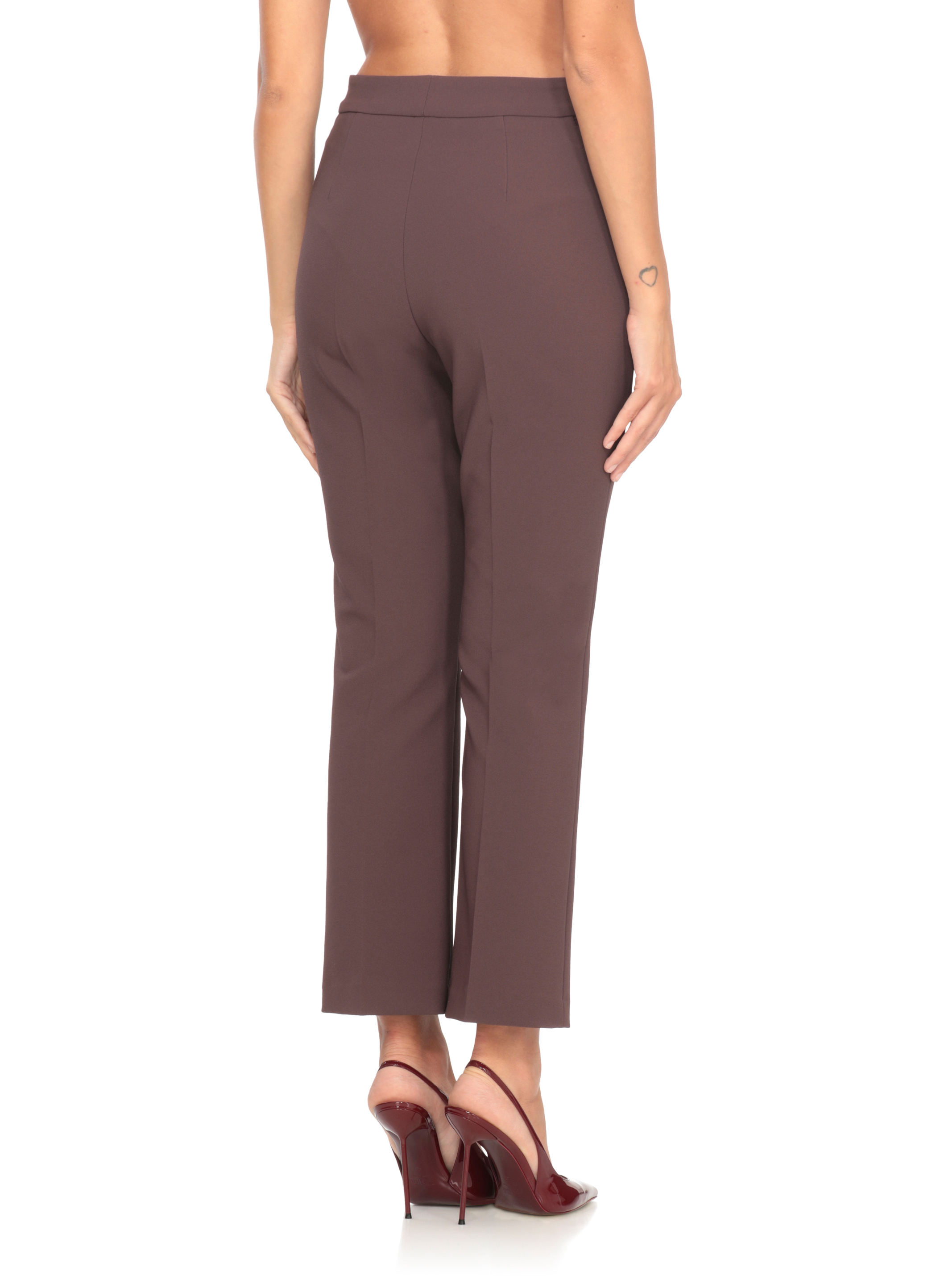 Elisabetta Franchi Trousers Bordeaux PA10856E2EA4 (Elisabetta Franchi / パンツ ) | Elisabetta Franchi (エリザベッタ フランキ)(2)