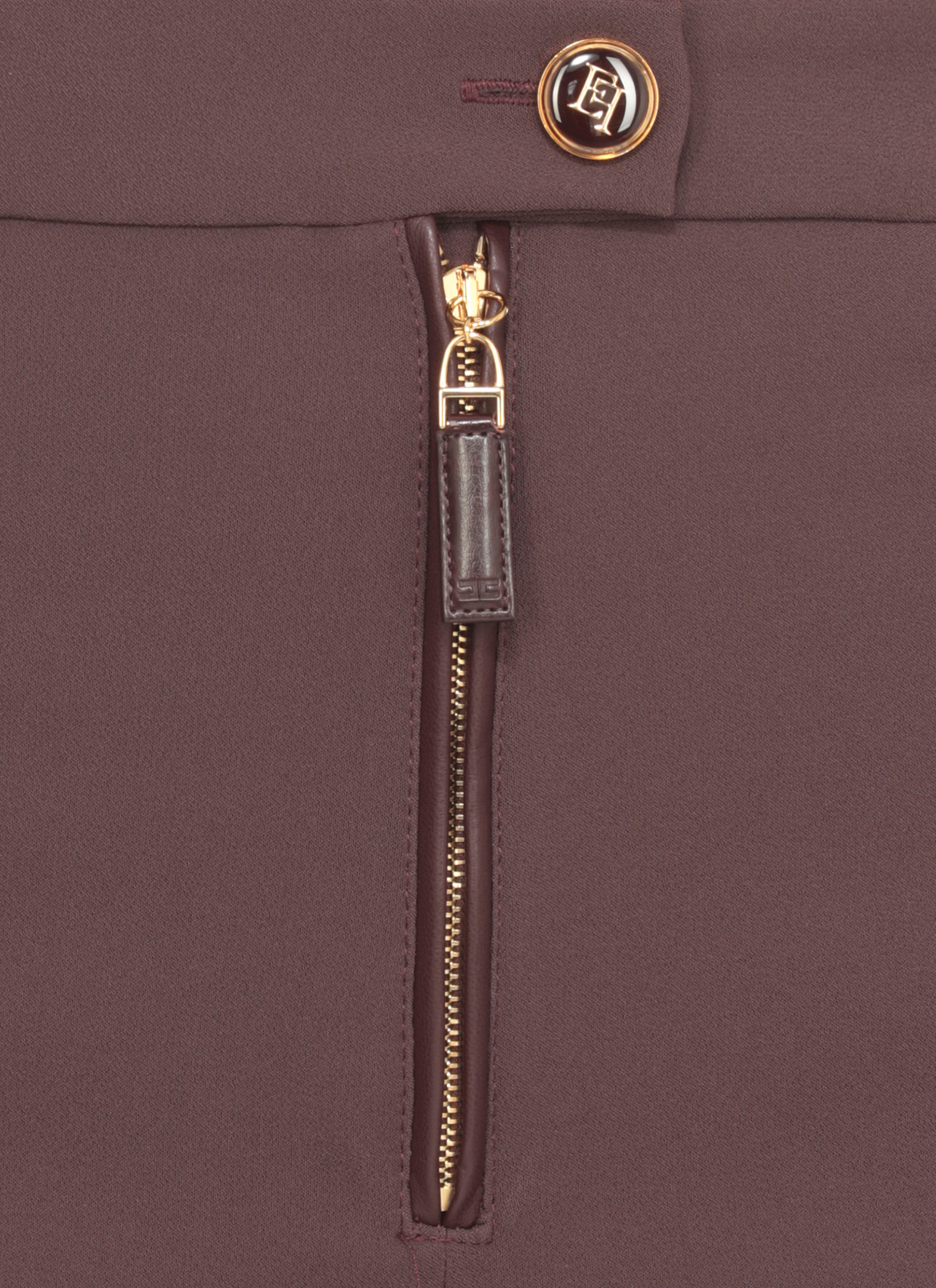 Elisabetta Franchi Trousers Bordeaux PA10856E2EA4 (Elisabetta Franchi / パンツ ) | Elisabetta Franchi (エリザベッタ フランキ)(3)