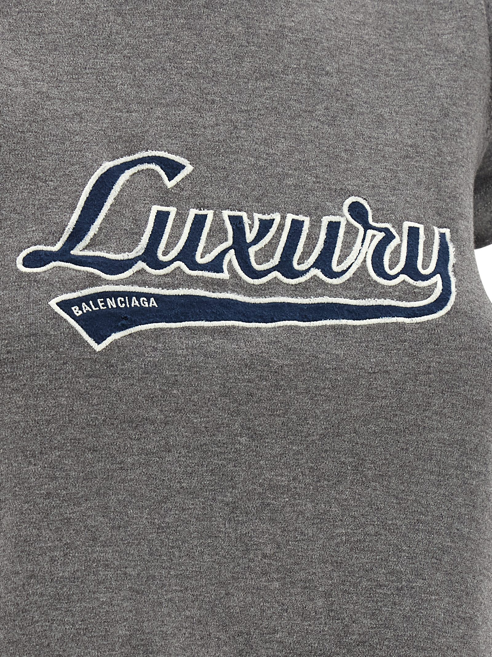 'Shrunk Luxury Script' T-shirt 807341TTVB81035 (Balenciaga / Tシャツ・カットソー ) | Balenciaga (バレンシアガ)(3)