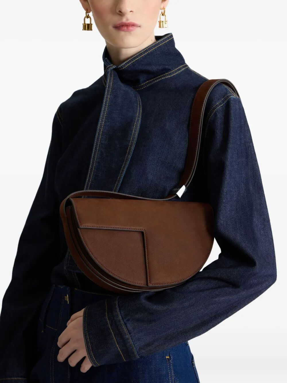 LE PATOU BAG IN NUBUCK BA0225043812B (Patou / ハンドバッグ・ショルダーバッグ ) | Patou (パトゥ)(1)