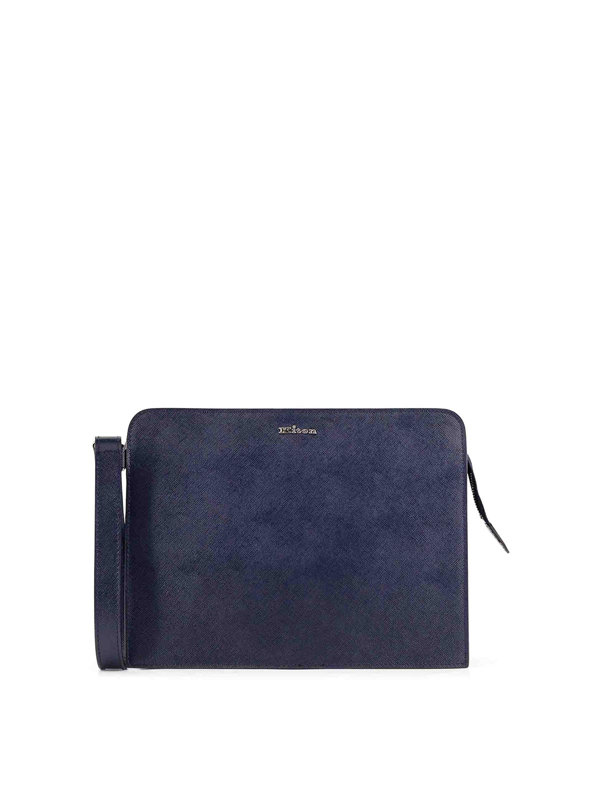 Leather clutch bags UBA0010N0126902BLU (Kiton / クラッチバッグ・ポーチ ) | Kiton (キートン)