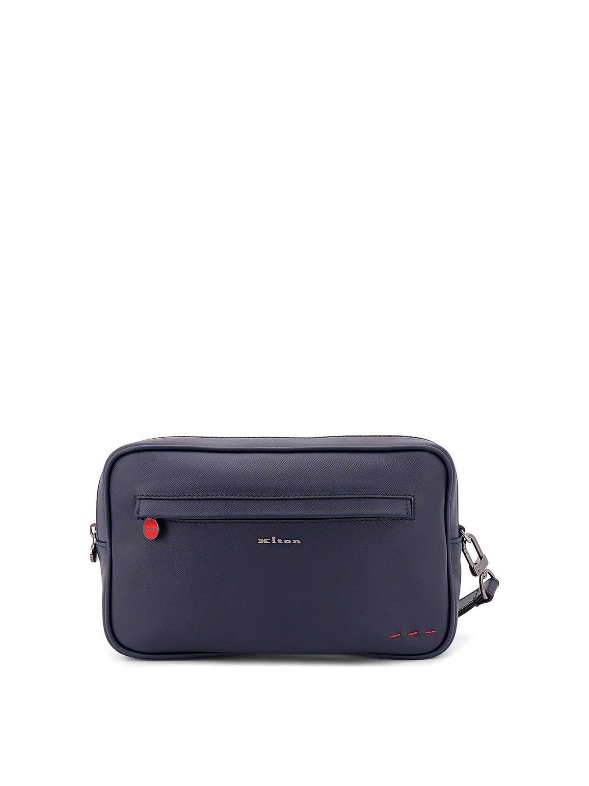 Leather clutch bags UBA0011N0126902BLU (Kiton / クラッチバッグ・ポーチ ) | Kiton (キートン)