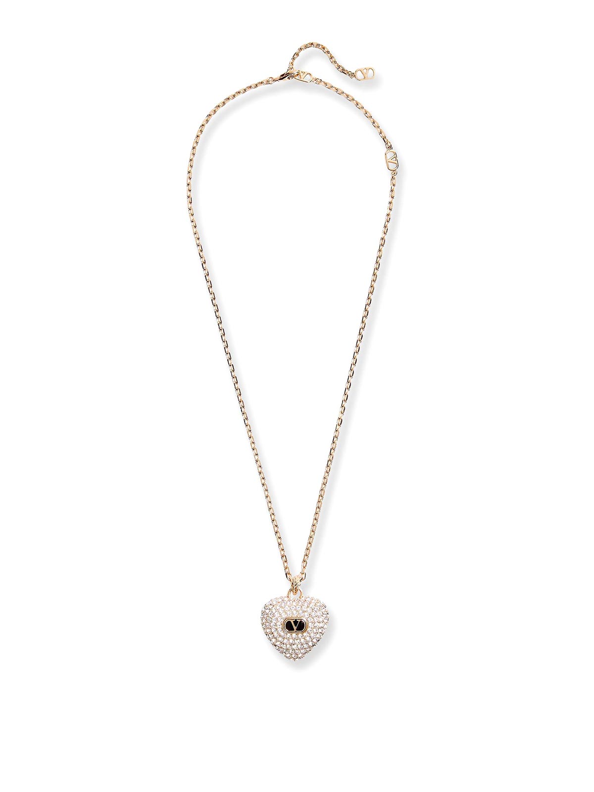 Coeur Royal necklace in metal and crystals 7W2J0AR7VTIRG5 (Valentino Garavani / ネックレス ) | Valentino Garavani (ヴァレンティノ)