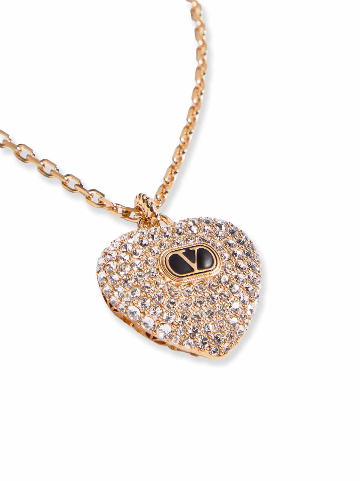 Coeur Royal necklace in metal and crystals 7W2J0AR7VTIRG5 (Valentino Garavani / ネックレス ) | Valentino Garavani (ヴァレンティノ)(1)