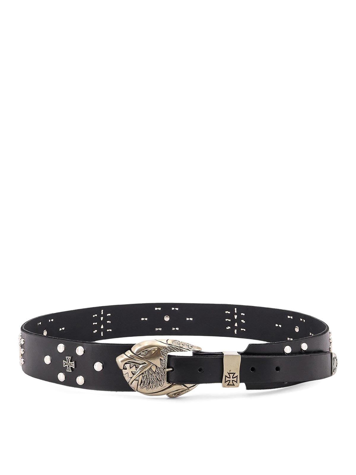 EAGLE PETIT Iron Belt in Leather 100427BLACK (ENFANTS RICHES DÉPRIMÉS / ベルト・サスペンダー ) | ENFANTS RICHES DÉPRIMÉS (アンファン リッシュ デプリメ)