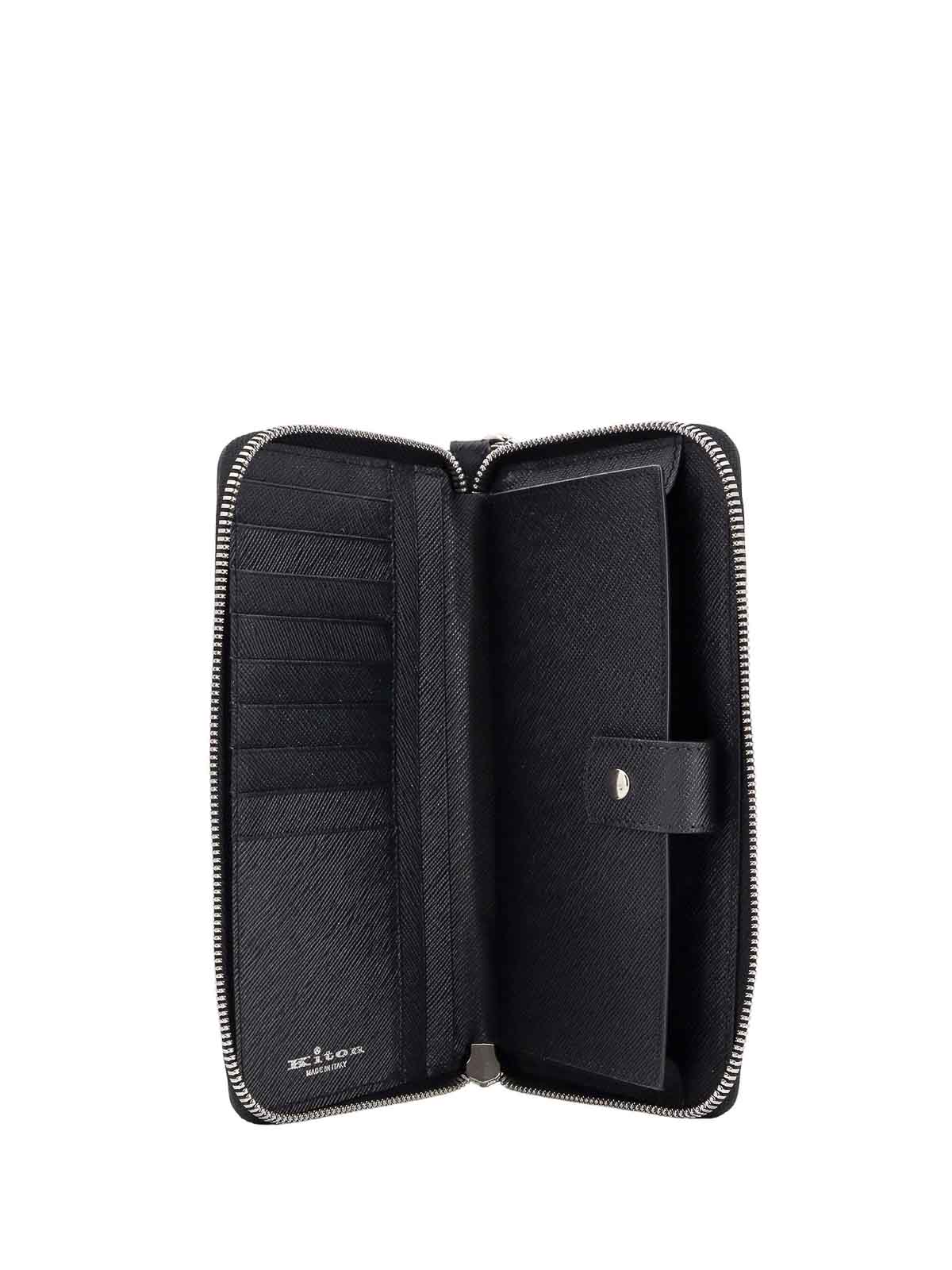 Leather holder UPEA018N0126901NERO (Kiton / テックアイテム ) | Kiton (キートン)(2)