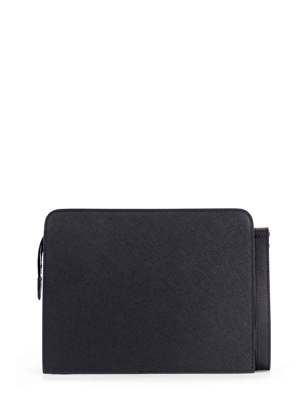 Leather clutch bags UBA0010N0126901NERO (Kiton / クラッチバッグ・ポーチ ) | Kiton (キートン)(1)