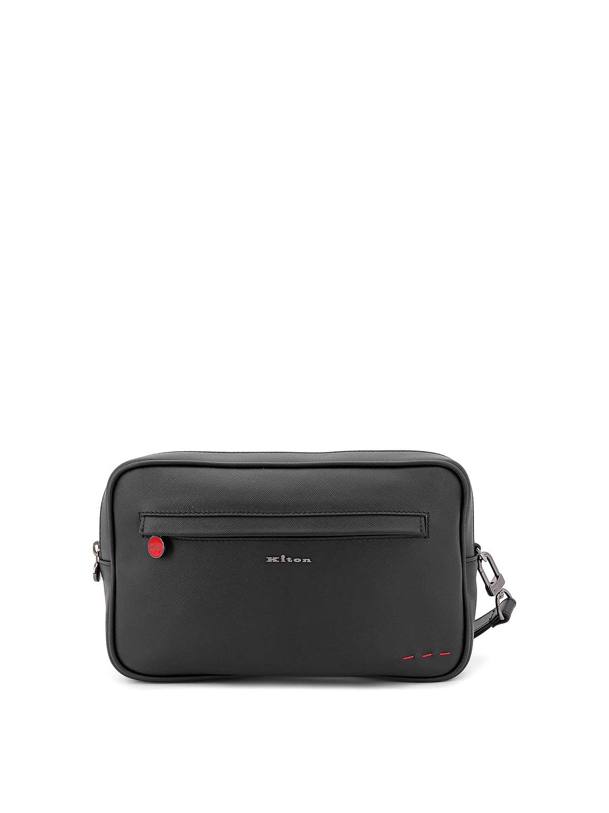 Leather clutch bags UBA0011N0126901NERO (Kiton / クラッチバッグ・ポーチ ) | Kiton (キートン)