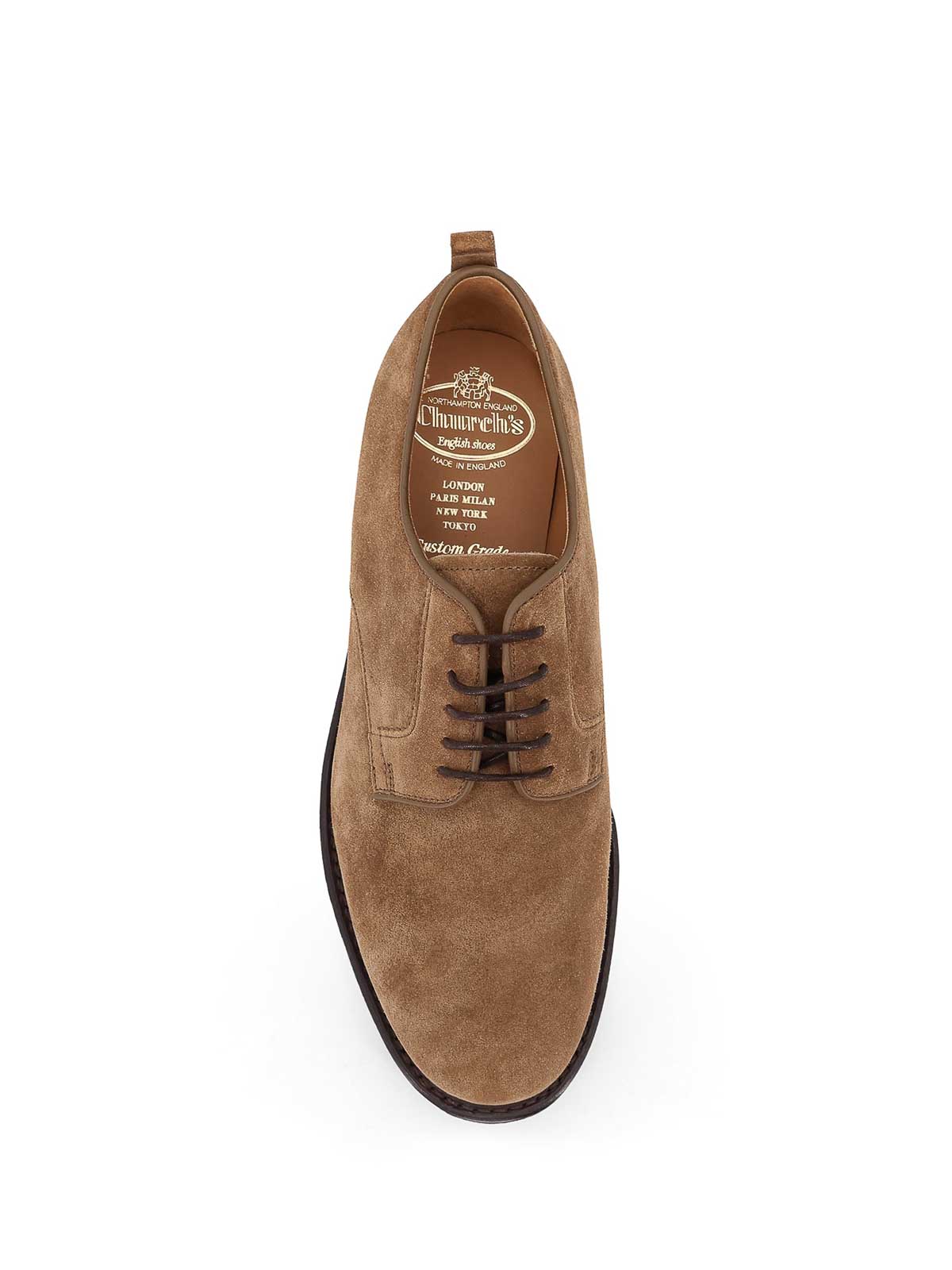 Low-top string shoes Pentire 20 in suede EEC4259VJF0ADV (Church's / レースアップ ) | Church's (チャーチ)(4)