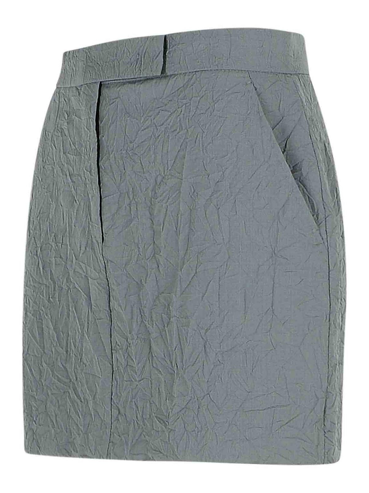 Abate Grey Virgin Wool Skirt 2511101283600002 (Max Mara / スカート ) | Max Mara (マックスマーラ)(2)