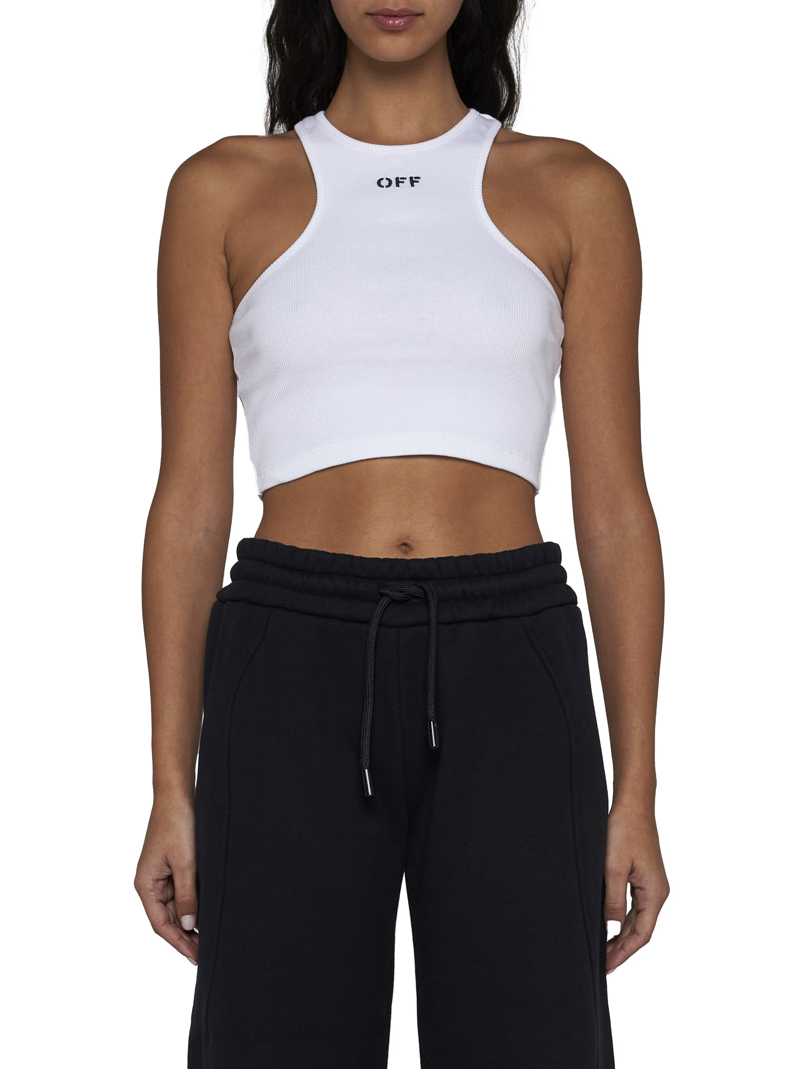 Off White Top White OWAD086C99JER0020110 (Off-White / タンクトップ・キャミソール ) | Off-White (オフホワイト)(2)