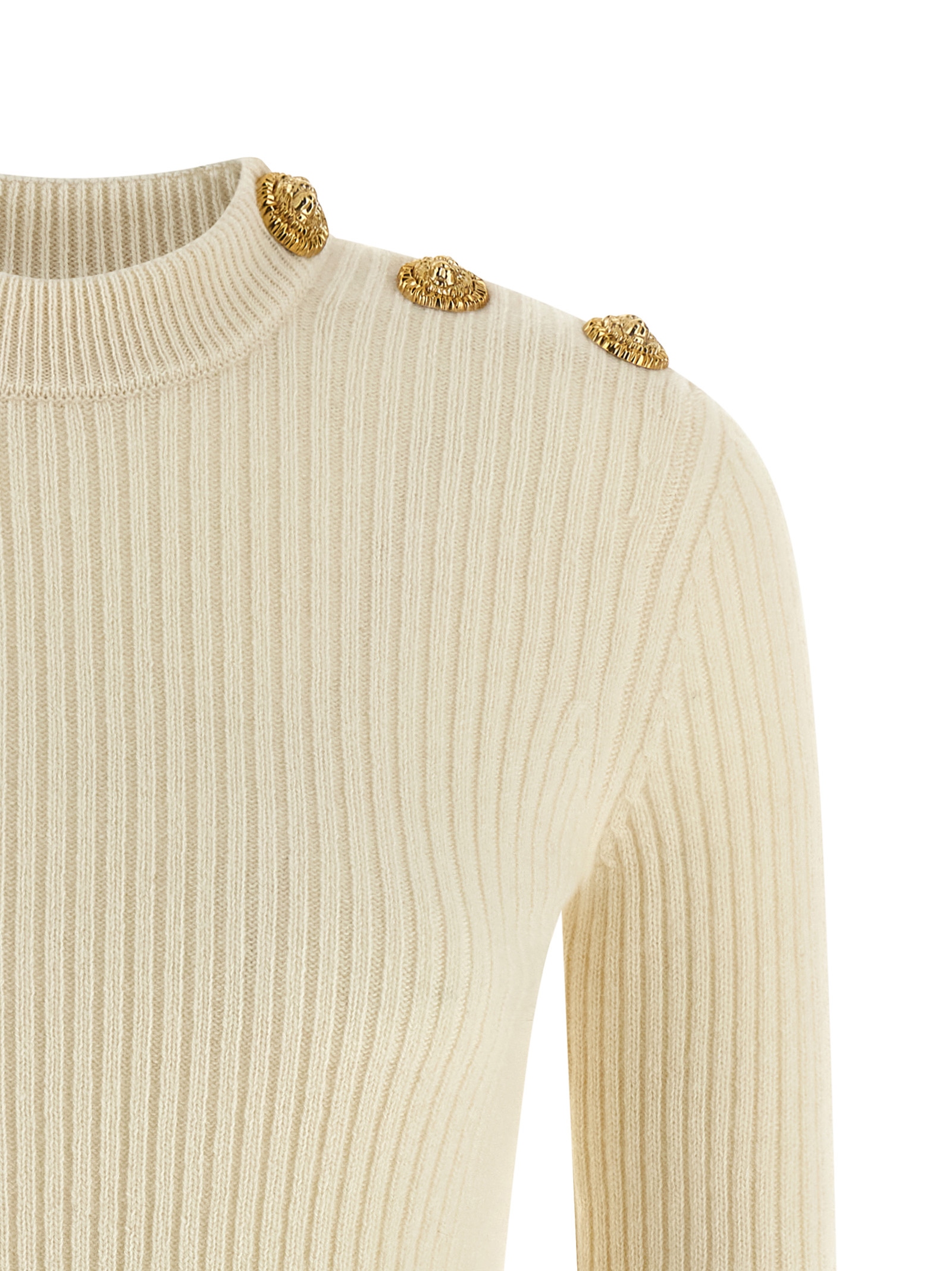 Ribbed sweater FF0KD095KJ170KA (Balmain / ニット・セーター・カーディガン ) | Balmain (バルマン)(2)