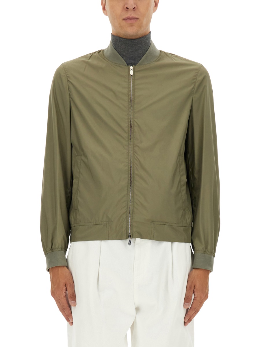 BOMBER WITH ZIP MV4086540C4174 (Brunello Cucinelli / カジュアルジャケット ) | Brunello Cucinelli (ブルネロ・クチネリ)