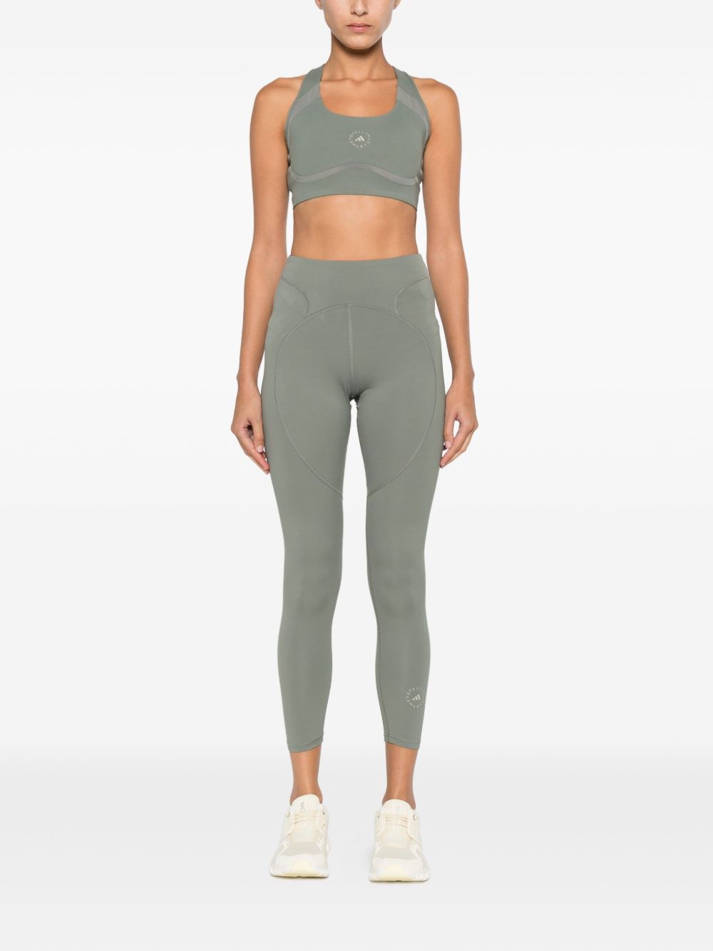 Adidas By Stella McCartney Trousers Green JW4555STOGRN (adidas by Stella McCartney / アクティブウェア ) | adidas by Stella McCartney (アディダス バイ ステラ マッカートニー)(2)