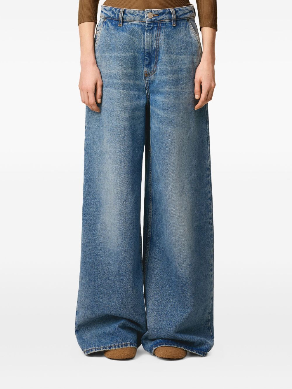 Ami Paris Jeans Blue FTR819DE0046480 (AMI Paris / ジーンズ ) | AMI Paris (アミパリス)(4)